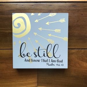 Decor Piece- Psalm 46:10